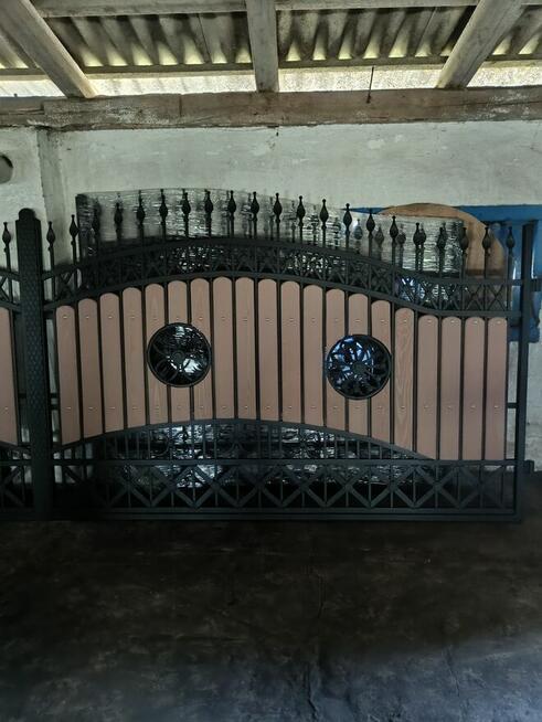 Brama Wjazdowa Dwuskrzydłowa Kuta Pręt Pełny 14/14 !!!