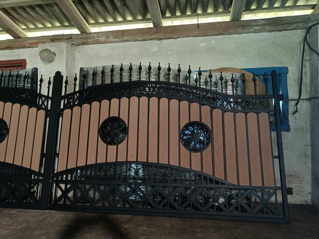 Brama Wjazdowa Dwuskrzydłowa Kuta Pręt Pełny 14/14 !!!