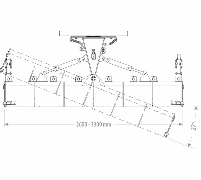 PŁUG ŚNIEŻNY DO ŚNIEGU CIĘŻKI PROSTY