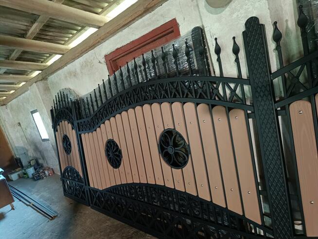 Brama Wjazdowa Dwuskrzydłowa Kuta Pręt Pełny 14/14 !!!