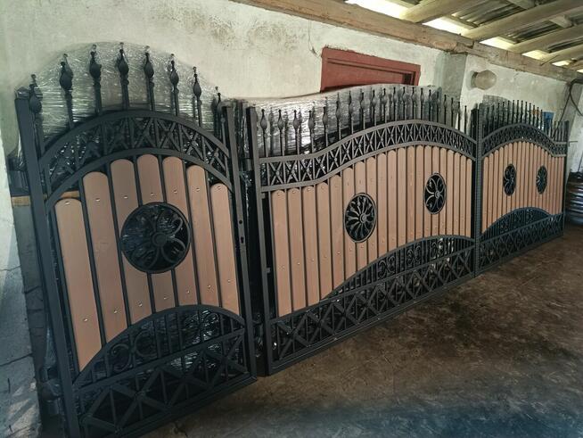 Brama Wjazdowa Dwuskrzydłowa Kuta Pręt Pełny 14/14 !!!