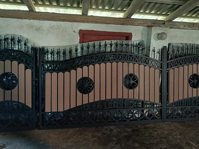 Brama Wjazdowa Dwuskrzydłowa Kuta Pręt Pełny 14/14 !!!