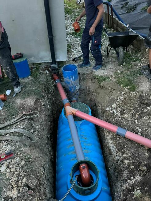 Montaż Oczyszczalni Przydomowej i Zbiorników