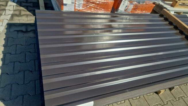 Tania blacha T-14 - ciemny brąz 0,70 mm grubości - od ręki