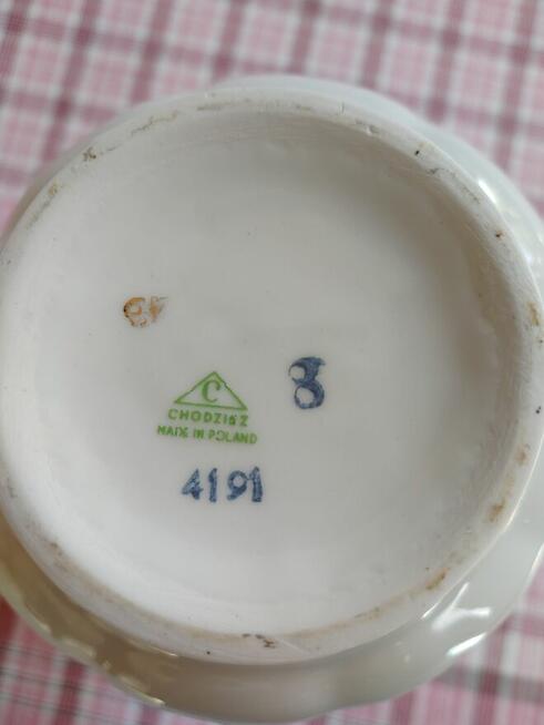 Wazon w kwiaty, złocony - Made in Poland „Chodzież”