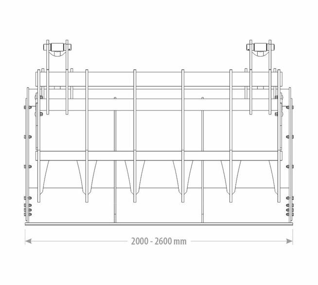 SZUFLOKROKODYL SZUFLA Z DOCISKIEM GOLIAT TELESKOPOWA