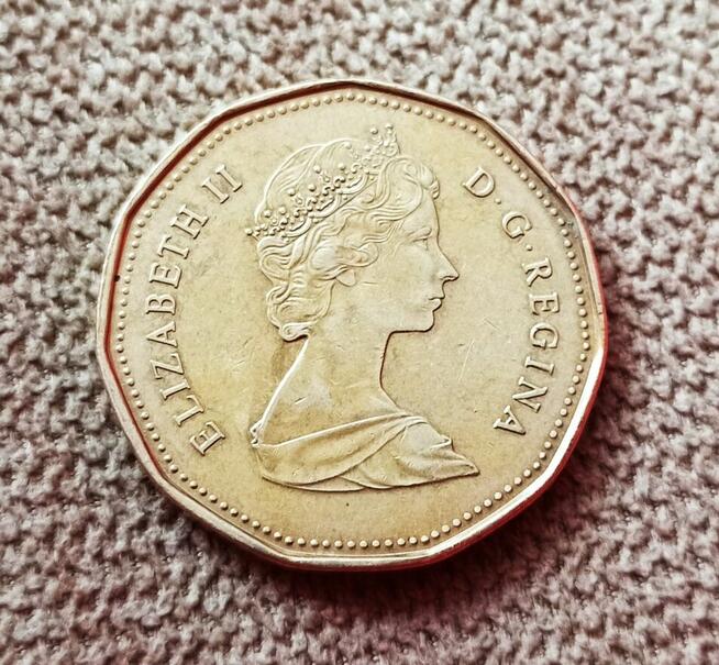 Moneta 1 $ kanadyjski 1989 r.