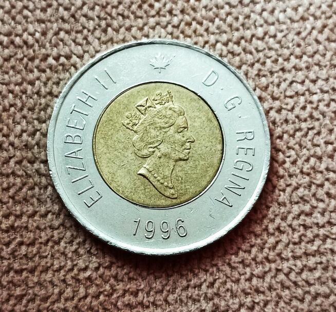 2 $ kanadyjskie 1996 r.