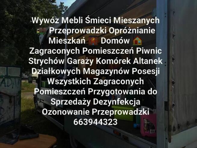 Opróżnianie Mieszkań Domów Wywóz Gabarytów Mebli Śmieci