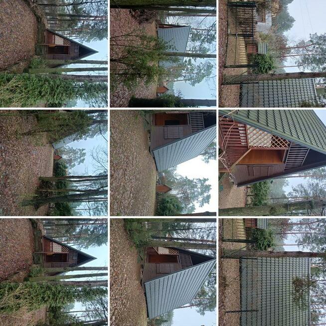 Wynajmę działkę letniskową z drewnianym domkiemw Jachrance