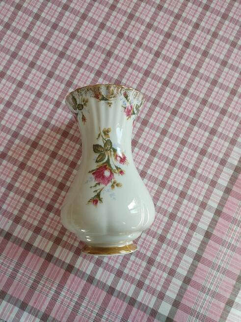 Wazon w kwiaty, złocony - Made in Poland „Chodzież”