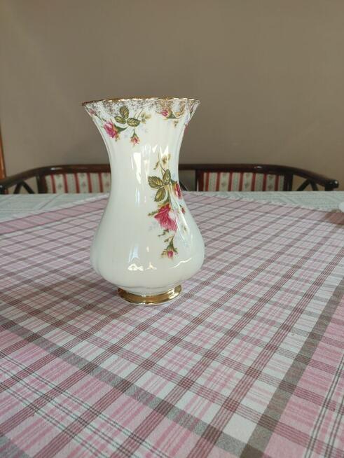 Wazon w kwiaty, złocony - Made in Poland „Chodzież”