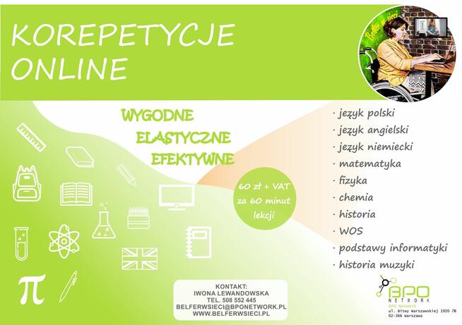 Belfer w sieci - korepetycje on-line