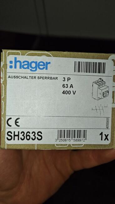 Wyłącznik główny Hager z blokadą