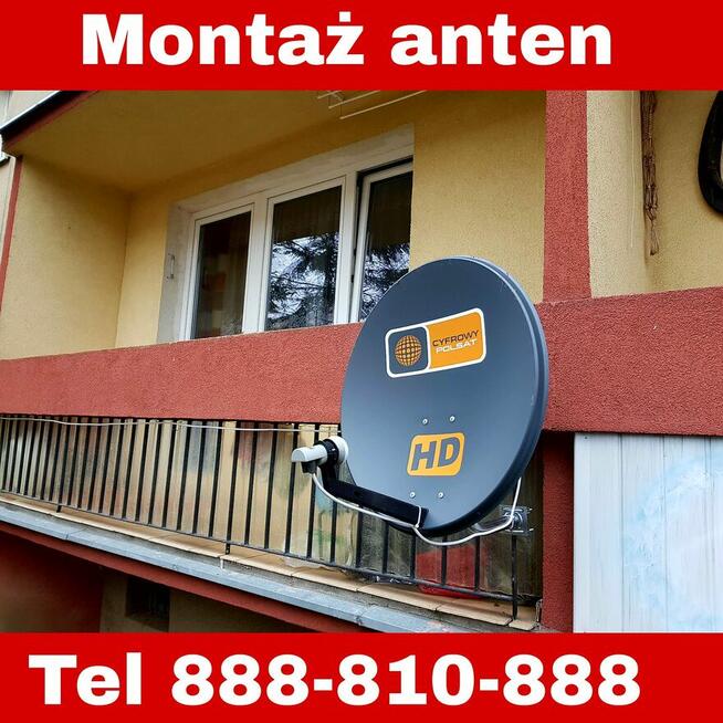 Montaż serwis anten 24h Jędrzejów Miechów Słomniki