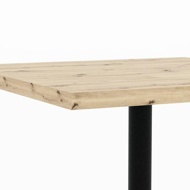 Stolik do biura, kawiarni, salonu, domu: 70x70 dąb artisan