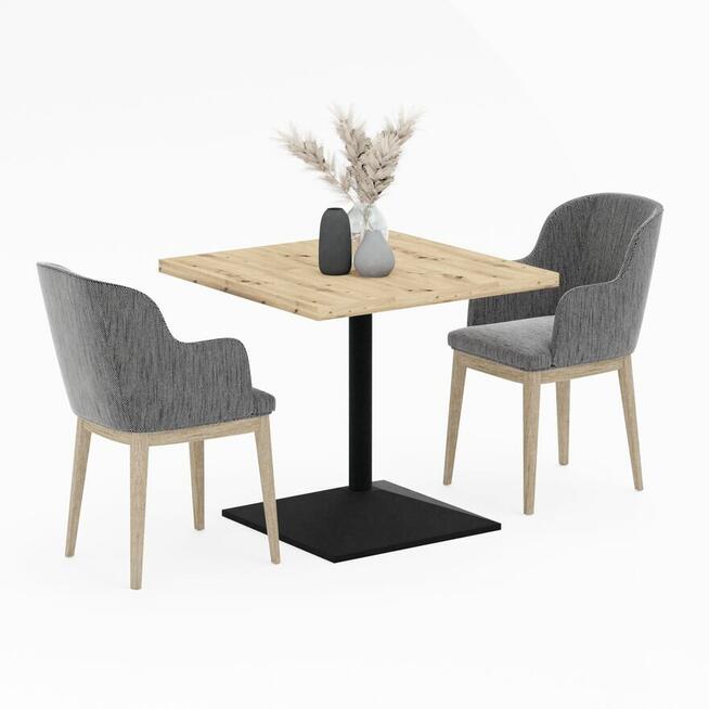 Stolik do biura, kawiarni, salonu, domu: 70x70 dąb artisan