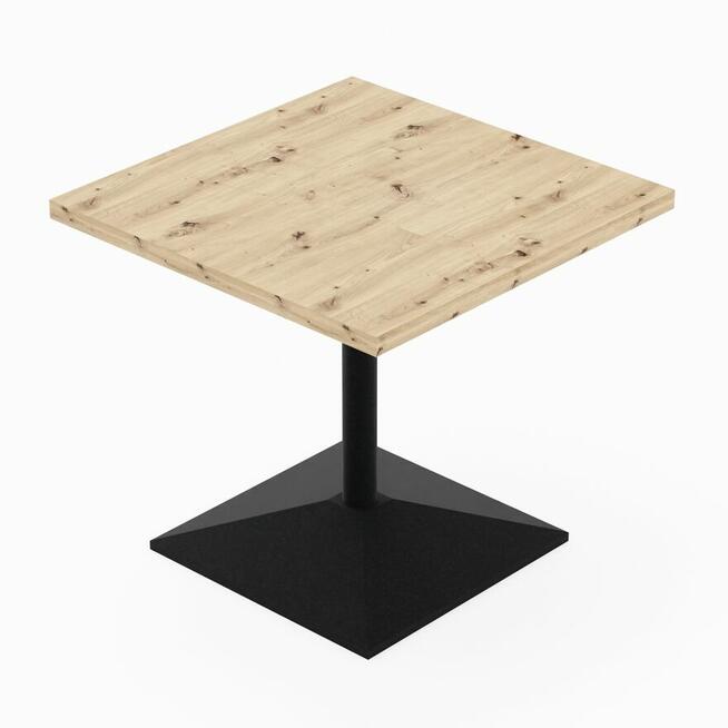 Stolik do biura, kawiarni, salonu, domu: 70x70 dąb artisan