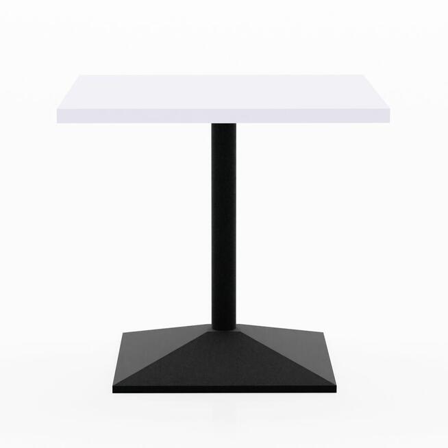 Stolik do biura, kawiarni, salonu, domu: 70x70 biały alaska