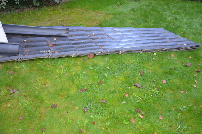 blachodachówka z demontażu grafitowa