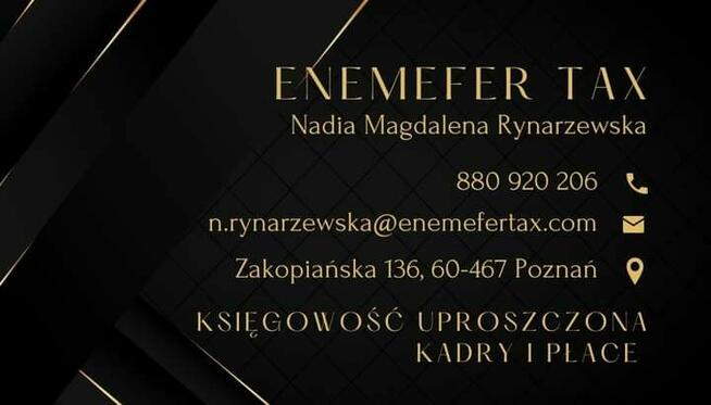 ENEMEFER Tax Nadia Magdalena Rynarzewska 