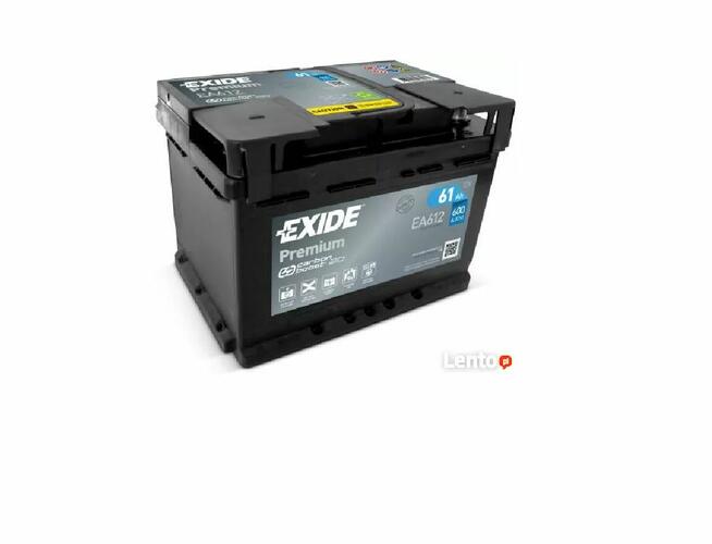 Akumulator Exide Premium 61Ah 600A Dowozy Białystok