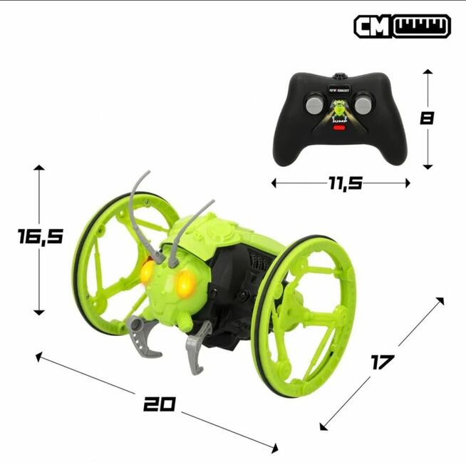 Zabawka Skacząca Konik Polny zdalnie sterowana*RCR