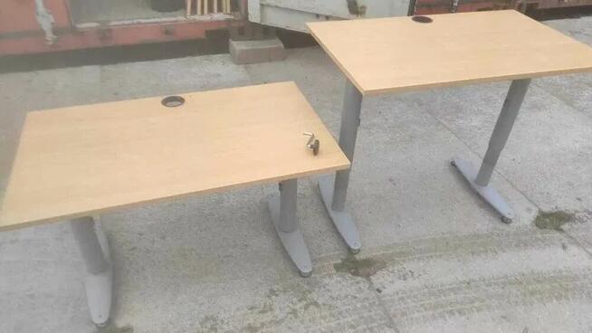 Biurko 100x60 biurka buk KINNARPS regulowana h Hot de