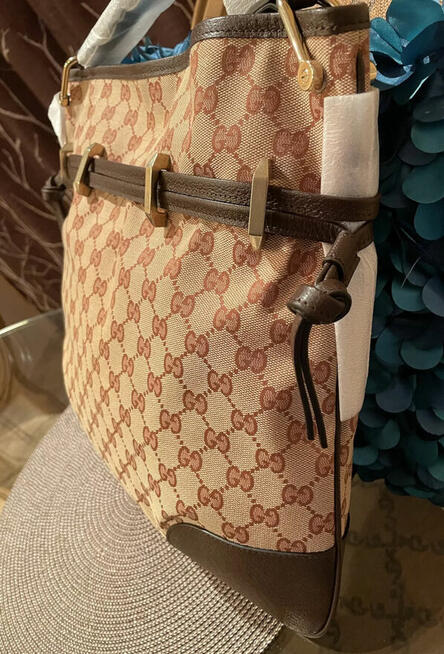 Torebka Damska Gucci Horsebit 1955 GG Supreme - Nowa z Metka