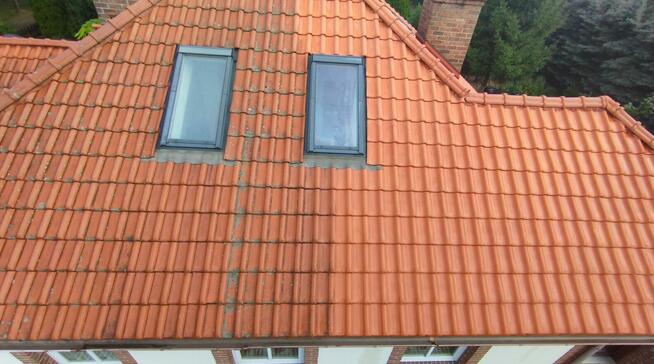 Mycie dachu, elewacji, kostki brukowej