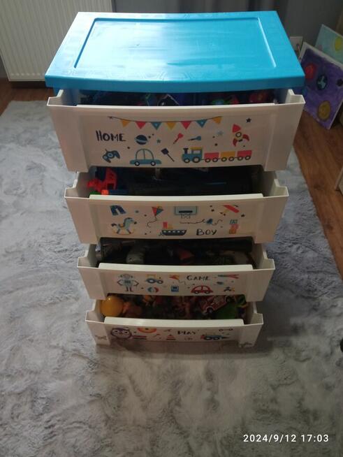 XXL Regał komoda dla zabawek oraz ubranek