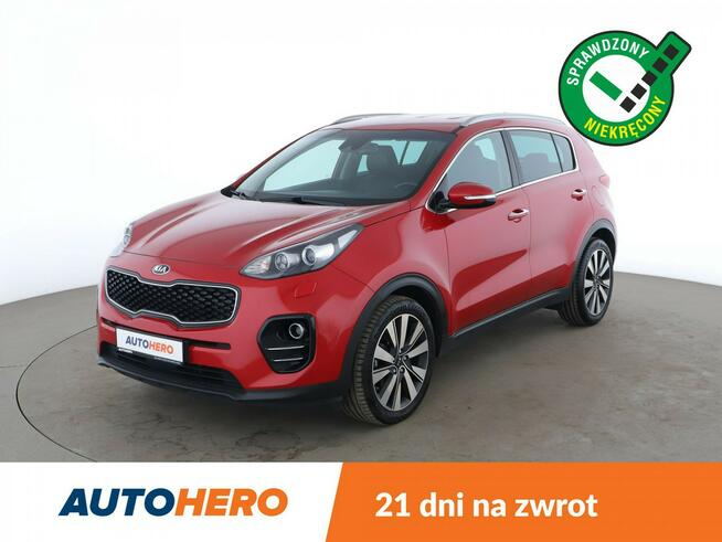 Kia Sportage automat, bi-xenon, półskóra, navi, klima auto, kamera cofania, grzane