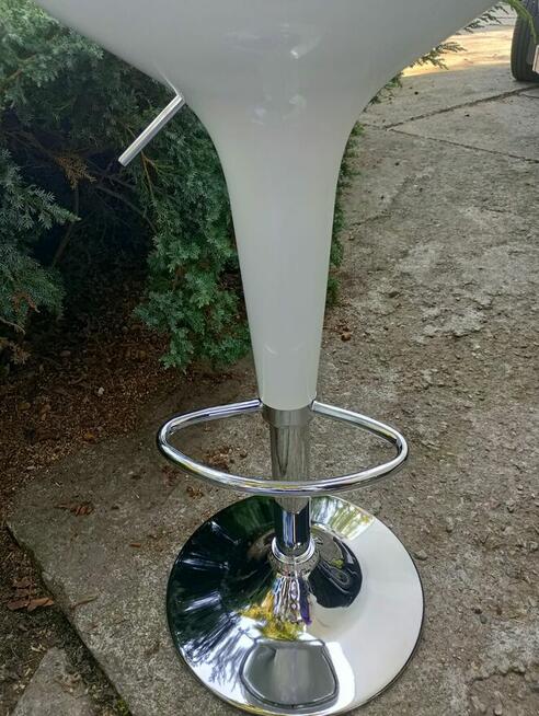 Hoker biały hokery do baru kuchni jadalni