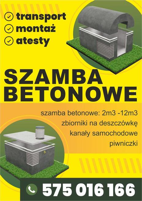 Szamba betonowe piwniczki ogrodowe