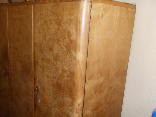 Szafa trzydrzwiowa złota brzoza lata 50