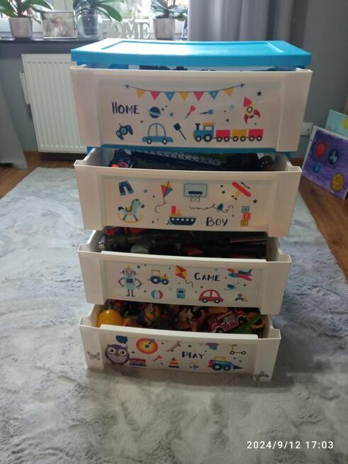 XXL Regał komoda dla zabawek oraz ubranek