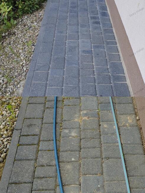 Mycie dachu, elewacji, kostki brukowej