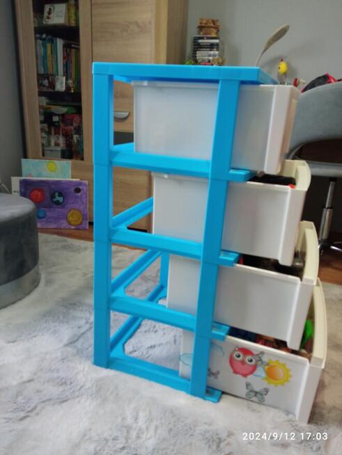 XXL Regał komoda dla zabawek oraz ubranek