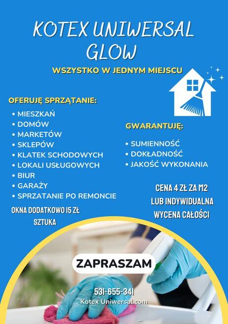 Sprzątanie po remoncie i nie tylko
