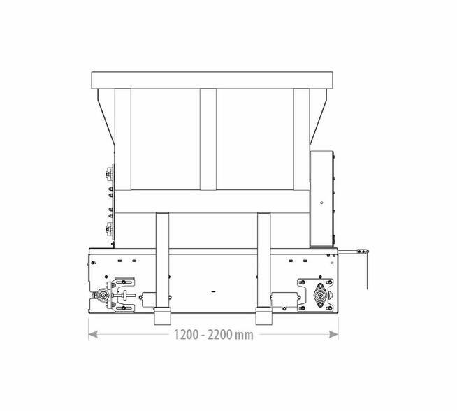 ROZŚCIEŁACZ TAŚMOWY, SZUFLA DO ŚCIELENIA UNIWERSALNA