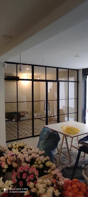 Szklane ścianki działowe LOFT