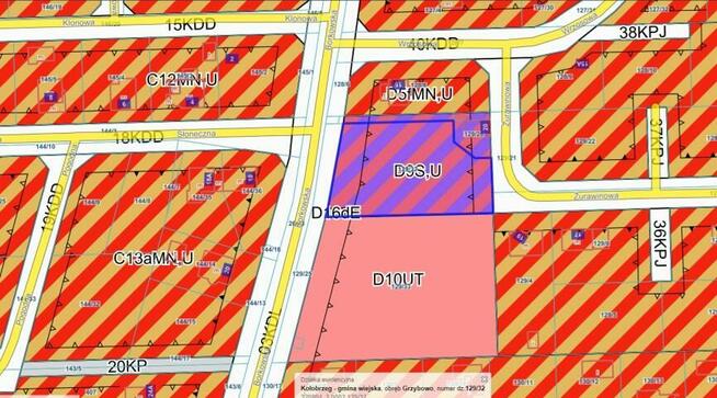Działka usługowa Grzybowo gm. Kołobrzeg