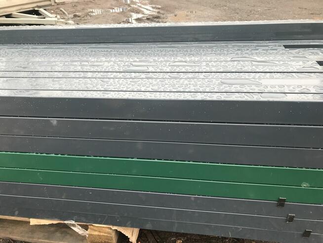 Słupek ogrodzeniowy 60x40 ocynk +mal H-2,6