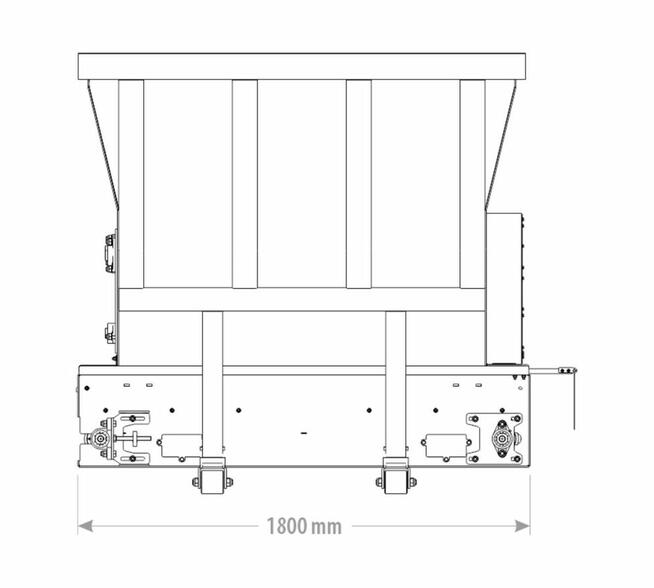 ROZŚCIEŁACZ TAŚMOWY, SZUFLA DO ŚCIELENIA MAXI POWER