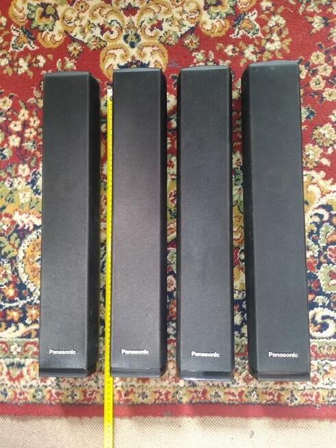 4 glośniki pionowe Panasonic, (kino domowe), 110 zł.