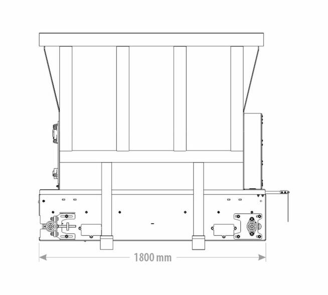 ROZŚCIEŁACZ TAŚMOWY, SZUFLA DO ŚCIELENIA MAXI