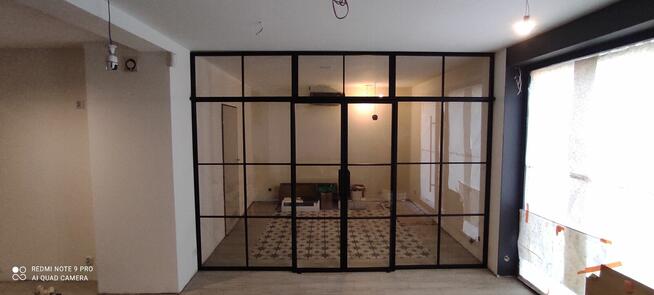 Szklane ścianki działowe LOFT