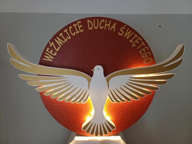 Bierzmowanie dekoracja z podświetleniem - zestaw NOWOŚĆ