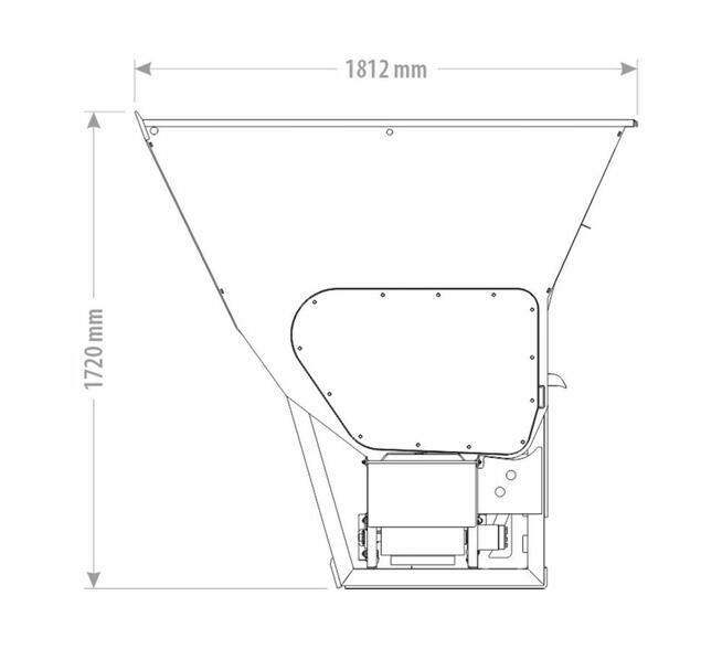 ROZŚCIEŁACZ TAŚMOWY, SZUFLA DO ŚCIELENIA MAXI