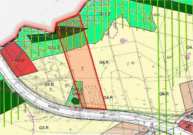Działka przy trasie E7
